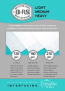 EB-FUSE • Emmaline Brand Fusible Woven Cotton Interfacing