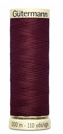Gütermann Sew All Thread Polyester 100M Burgundy